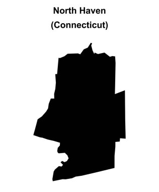 North Haven (Connecticut) boş ana hat haritası