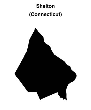 Shelton (Connecticut) boş ana hat haritası