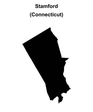 Stamford (Connecticut) boş ana hat haritası