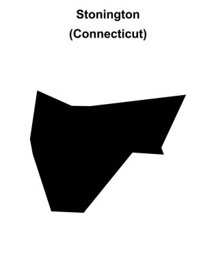 Stonington (Connecticut) boş ana hat haritası