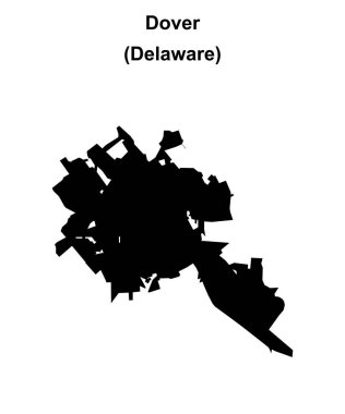 Dover (Delaware) boş ana hat haritası
