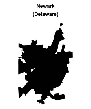 Newark (Delaware) boş ana hat haritası