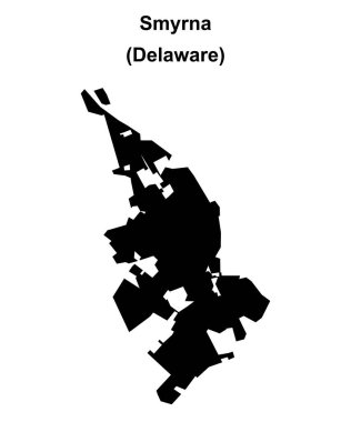 İzmir (Delaware) boş ana hat haritası