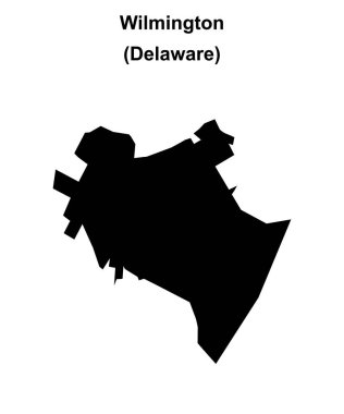 Wilmington (Delaware) boş ana hat haritası