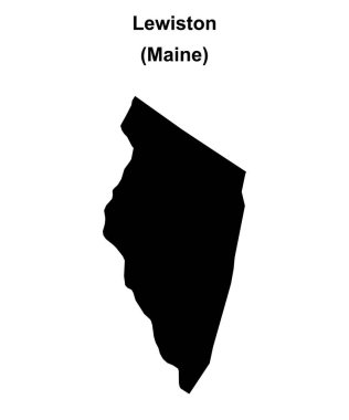 Lewiston (Maine) boş ana hat haritası