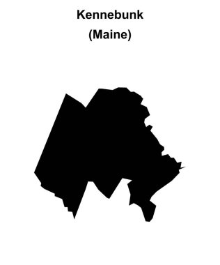 Kennebunk (Maine) boş ana hat haritası