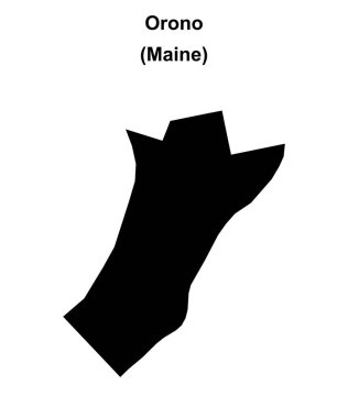 Orono (Maine) boş ana hat haritası