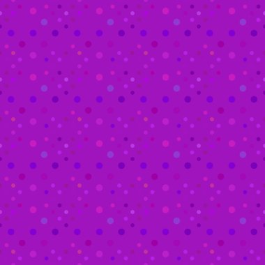 Kusursuz geometrik çember şablonu - noktalardan soyut vektör grafik tasarımı