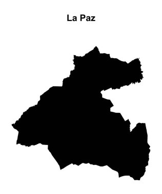La Paz departmanı boş ana hat haritası