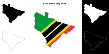 Saint Anne Sandy Noktası kilise haritası seti