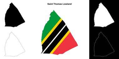 Aziz Thomas Lowland Kilisesi ana hat haritası seti