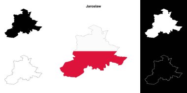 Jaroslaw ilçesi ana hat haritası ayarlandı