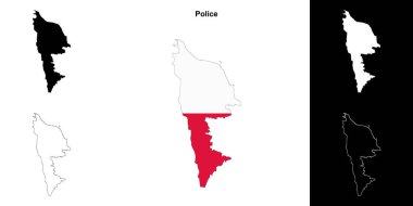 Polis ilçe haritası belirlendi