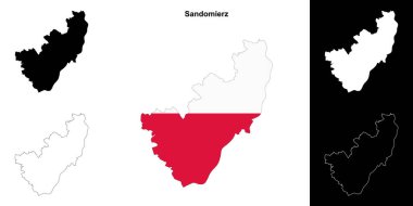 Sandomierz ilçesinin ana hat haritası ayarlandı