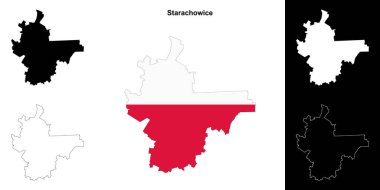 Starachowice ilçe ana hat haritası ayarlandı