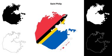 Aziz Philip kilisesi ana hat haritası.