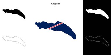 Anegada ilçe haritası belirlendi