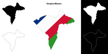 Sangha-Mbaere ilçe ana hatları haritası ayarlandı