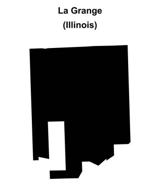 La Grange (Illinois) boş ana hat haritası