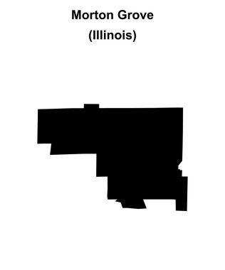 Morton Grove (Illinois) boş ana hat haritası