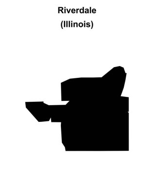 Riverdale (Illinois) boş ana hat haritası