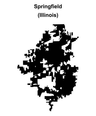 Springfield (Illinois) boş ana hat haritası