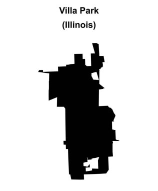 Villa Park (Illinois) boş ana hat haritası