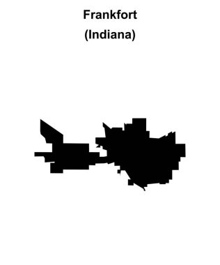 Frankfort (Indiana) boş ana hat haritası
