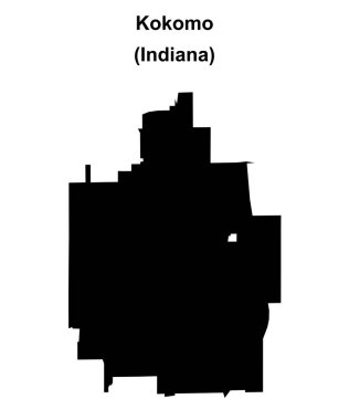 Kokomo (Indiana) boş ana hat haritası