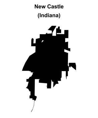 Yeni Kale (Indiana) boş ana hat haritası