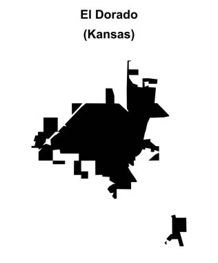 El Dorado (Kansas) boş ana hat haritası