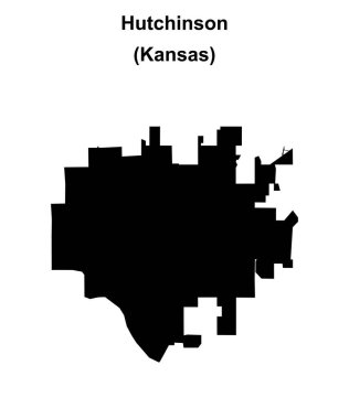 Hutchinson (Kansas) boş ana hat haritası