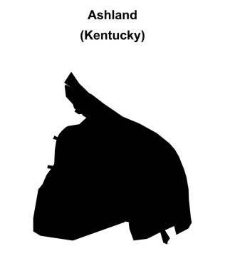 Ashland (Kentucky) boş ana hat haritası