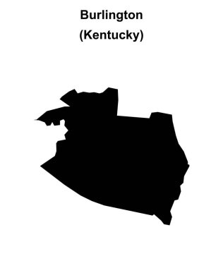 Burlington (Kentucky) boş ana hat haritası