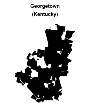 Georgetown (Kentucky) boş ana hat haritası