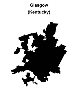 Glasgow (Kentucky) boş ana hat haritası