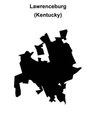 Lawrenceburg (Kentucky) boş ana hat haritası