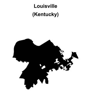 Louisville (Kentucky) boş ana hat haritası