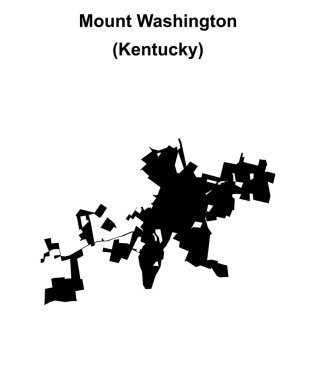 Washington Dağı (Kentucky) boş ana hat haritası