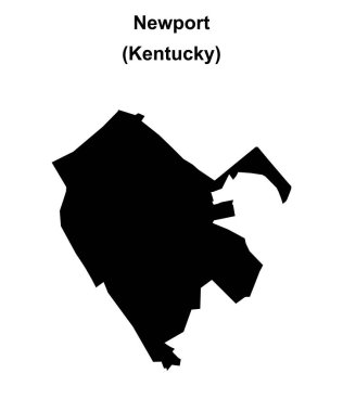 Newport (Kentucky) boş ana hat haritası