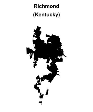 Richmond (Kentucky) boş ana hat haritası