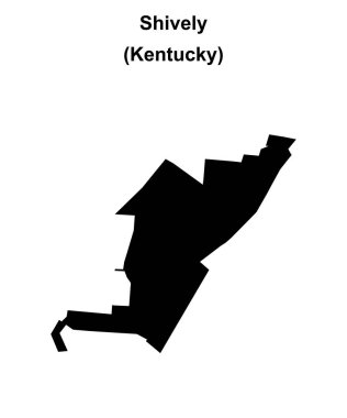 Titrek (Kentucky) boş ana hat haritası