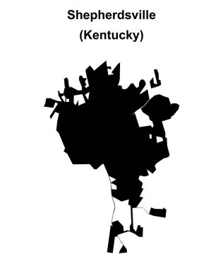 Shepherdsville (Kentucky) boş ana hat haritası