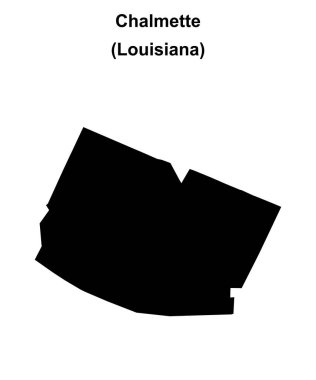 Chalmette (Louisiana) boş ana hat haritası