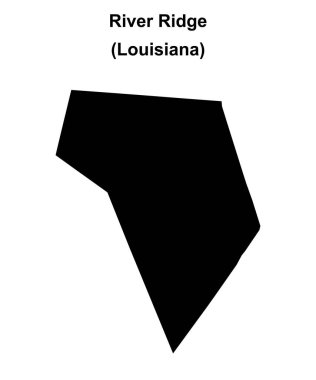 River Ridge (Louisiana) boş ana hat haritası