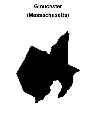 Gloucester (Massachusetts) boş ana hat haritası