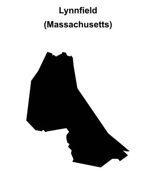 Lynnfield (Massachusetts) boş ana hat haritası