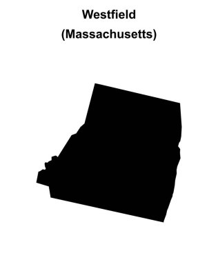 Westfield (Massachusetts) boş ana hat haritası