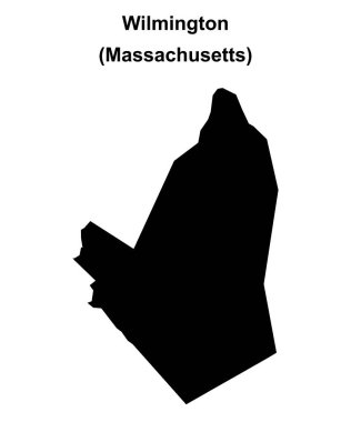 Wilmington (Massachusetts) boş ana hat haritası