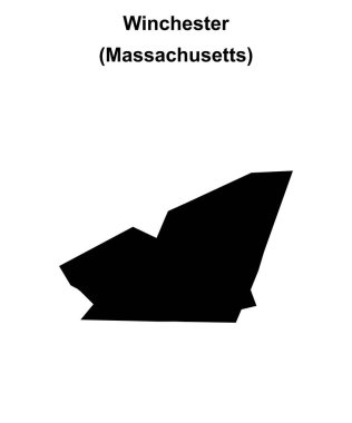 Winchester (Massachusetts) boş ana hat haritası